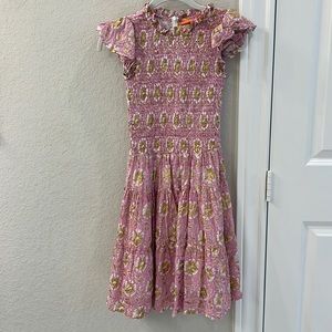 Never worn smocked flirty short dress